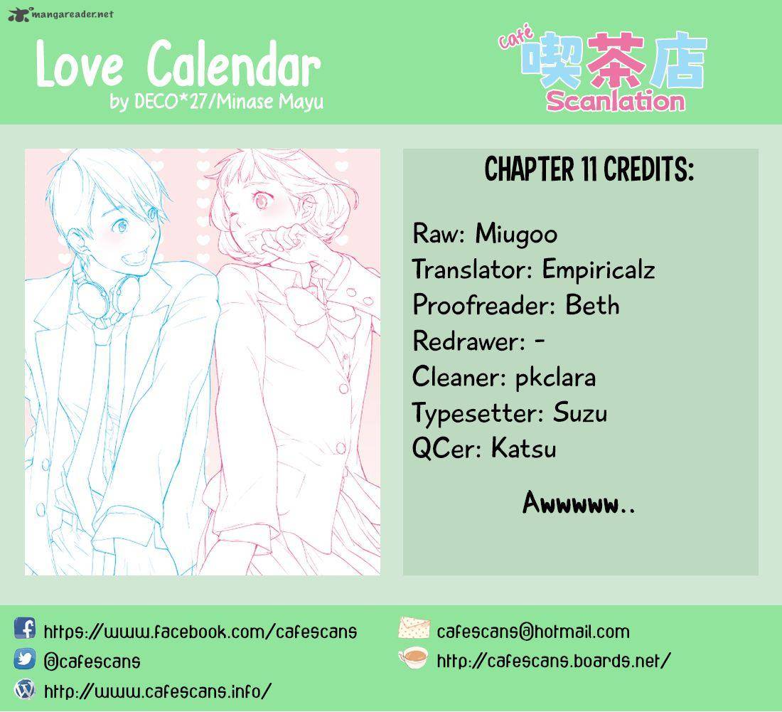 Love Calendar 11 1