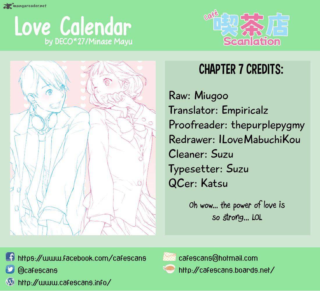 Love Calendar 7 1