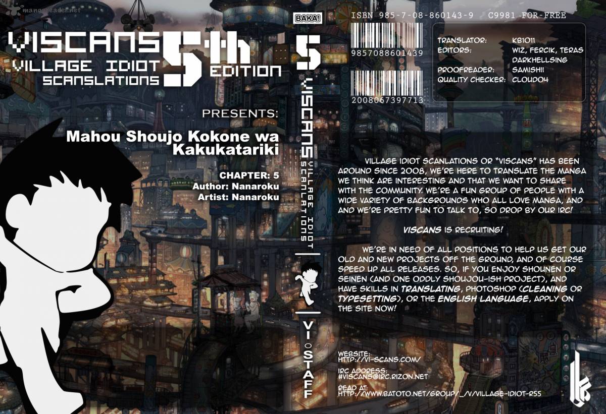 Mahou Shoujo Kokone Wa Kakukatariki 5 1