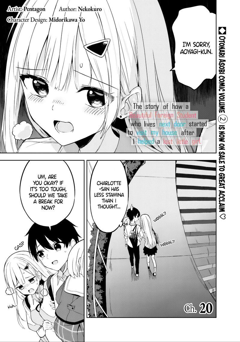 Maigo Ni Natteita Youjo Wo Tasuketara Otonari Ni Sumu Bishoujo Ryuugakusei Ga Ie Ni Asobi Ni Kuru You Ni Natta Ken Nitsuite 20 1