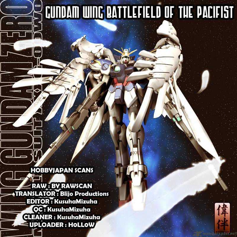 Mobile Suit Gundam Wing Battlefield Of Pacifists 1 35