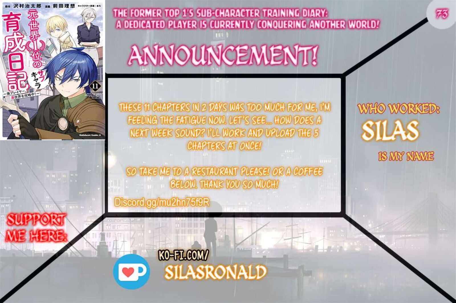 Moto Sekai IchII Subchara Ikusei Nikki Hai Player Isekai Wo Kouryakuchuu 73 1