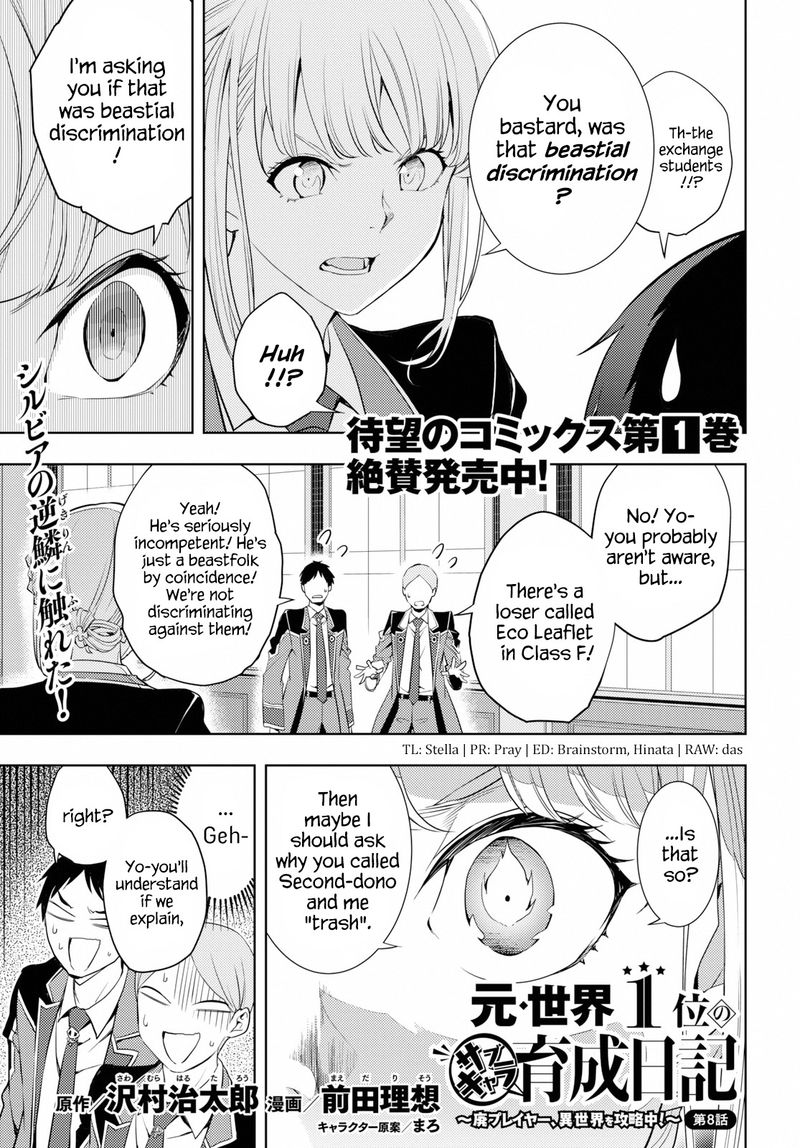 Moto Sekai IchII Subchara Ikusei Nikki Hai Player Isekai Wo Kouryakuchuu 8 1