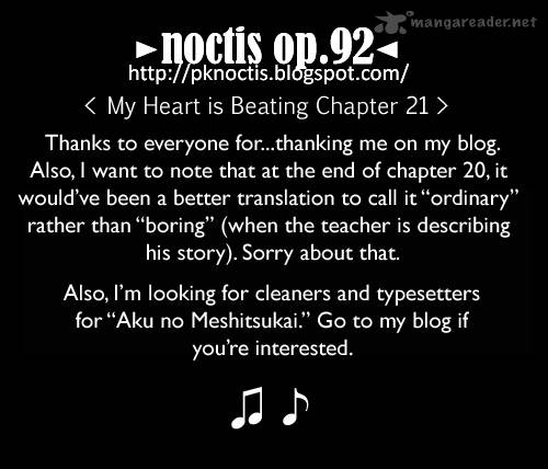 My Heart Is Beating 21 1