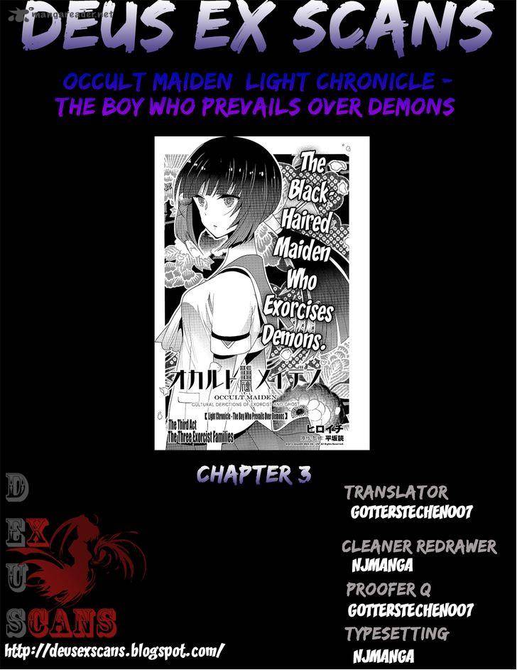 Occult Maiden Light Chronicle The Boy Who Prevails Over Demons 3 21