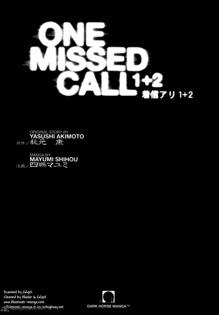 One Missed Call 1 2