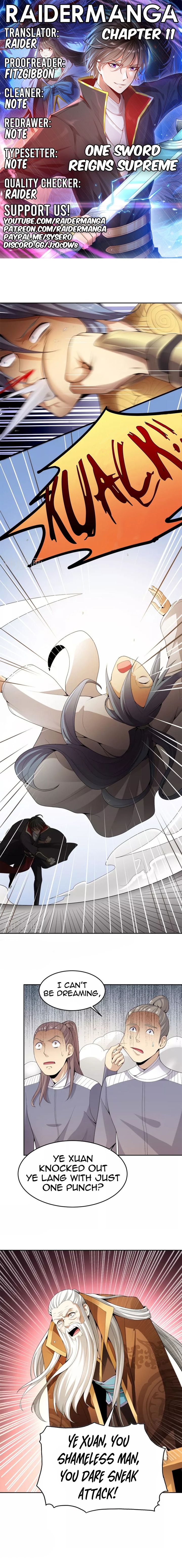One Sword Reigns Supreme 11 1