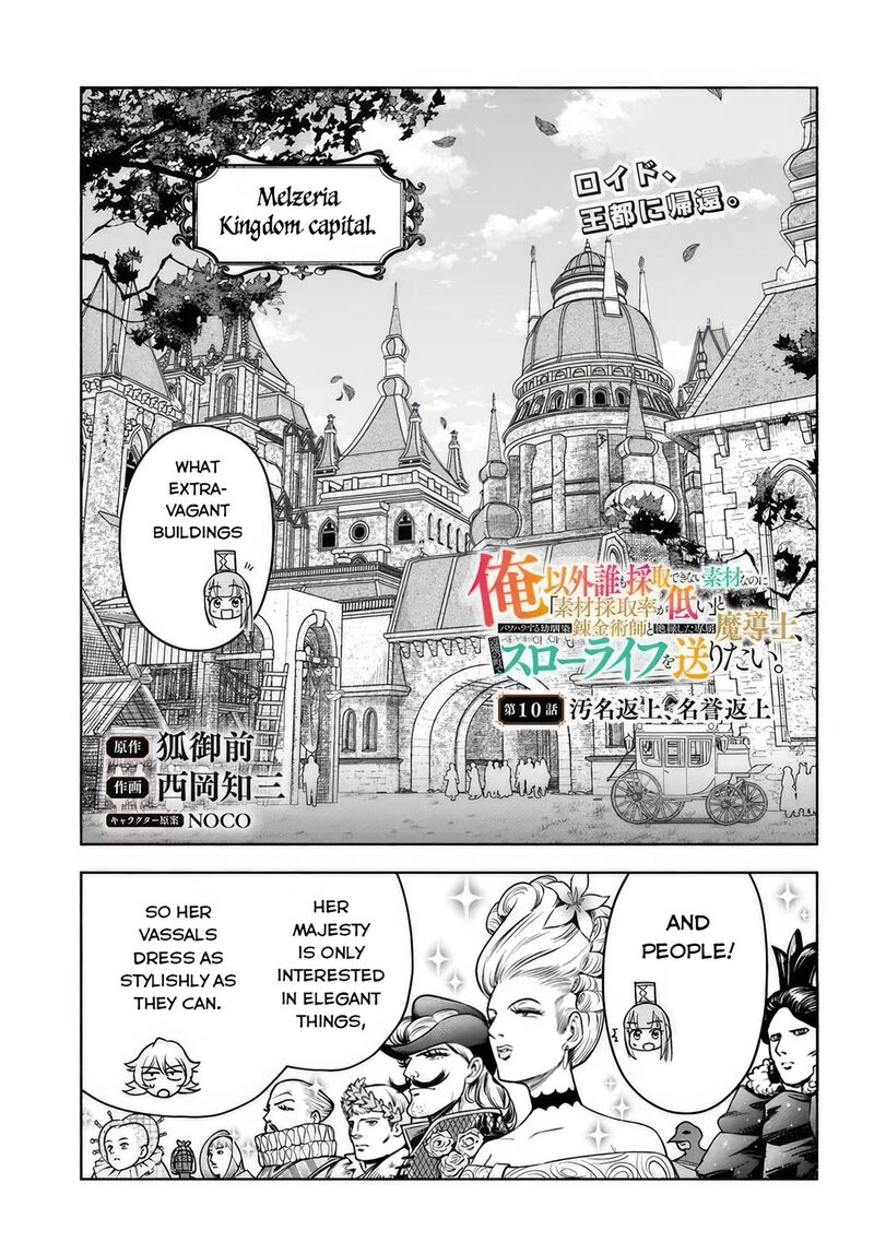 Ore Igai Dare Mo Saishu Dekinai Sozai Na No Ni Sozai Saishuritsu Ga Hikui To Pawahara Suru Osananajimi Renkinjutsushi To Zetsuen Shita Senzoku Madoushi Henkyou No Machi De Slow Life Wo Okuritai 10 3