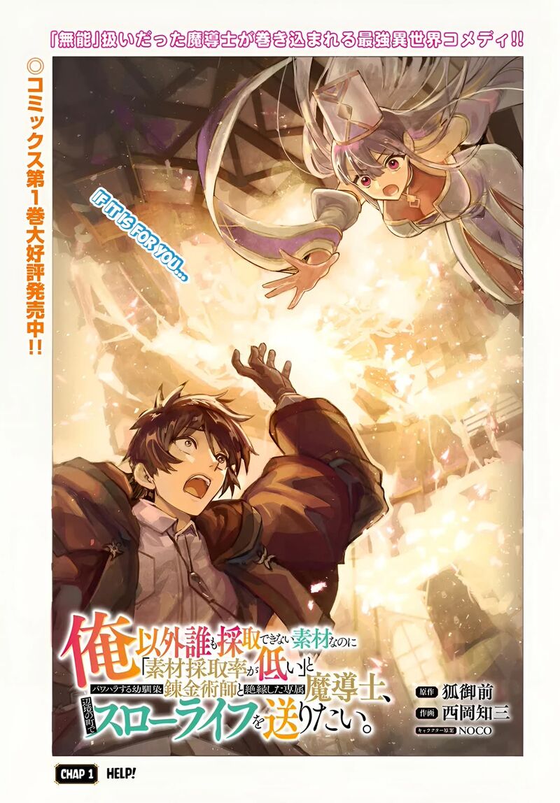 Ore Igai Dare Mo Saishu Dekinai Sozai Na No Ni Sozai Saishuritsu Ga Hikui To Pawahara Suru Osananajimi Renkinjutsushi To Zetsuen Shita Senzoku Madoushi Henkyou No Machi De Slow Life Wo Okuritai 12 1