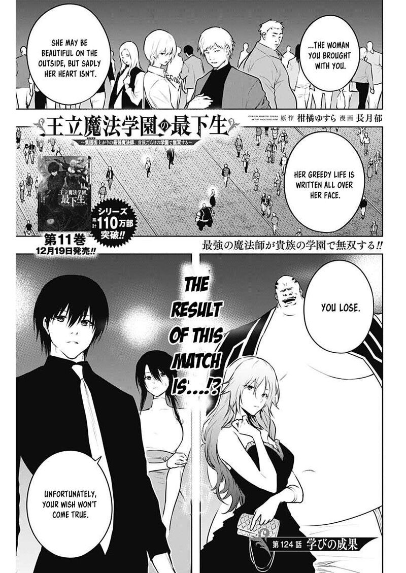 Ouritsu Mahou Gakuen No Saikasei Hinkongai Agari No Saikyou Mahoushi Kizoku Darake No Gakuen De Musou Suru 124 1