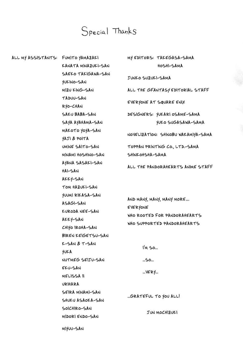 Pandora Hearts 104 99