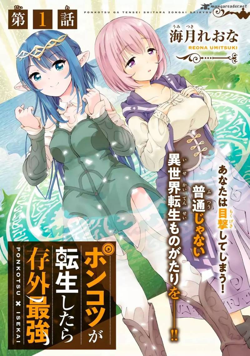 Ponkotsu Ga Tensei Shitara Zongai Saikyou 1 3