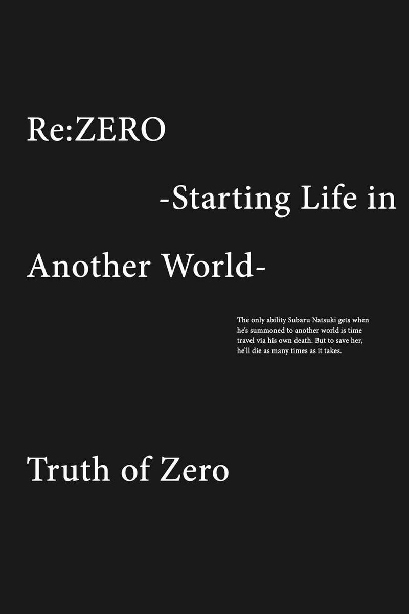 Rezero Kara Hajimeru Isekai Seikatsu Daisanshou Truth Of Zero 35 29