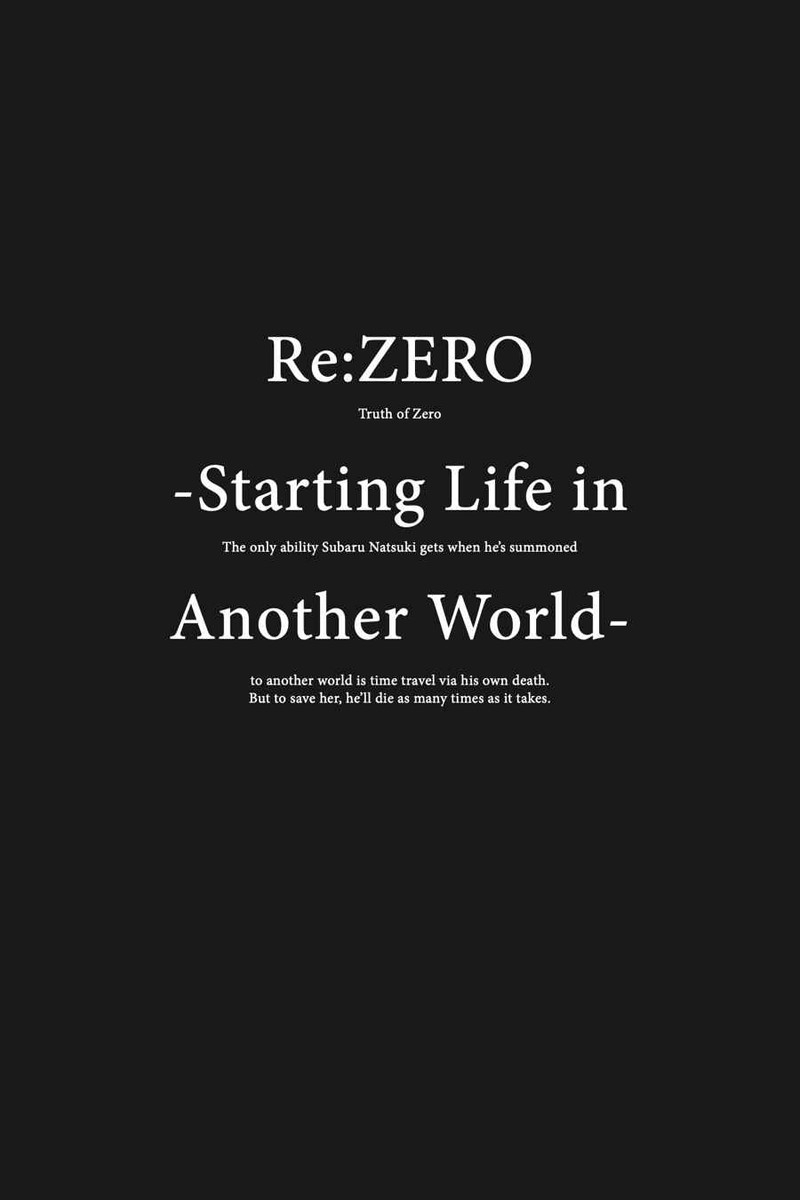 Rezero Kara Hajimeru Isekai Seikatsu Daisanshou Truth Of Zero 36 31