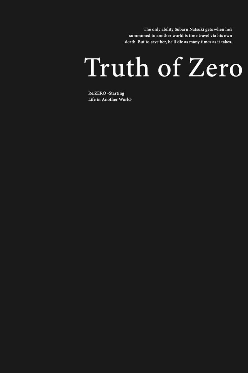 Rezero Kara Hajimeru Isekai Seikatsu Daisanshou Truth Of Zero 38 35