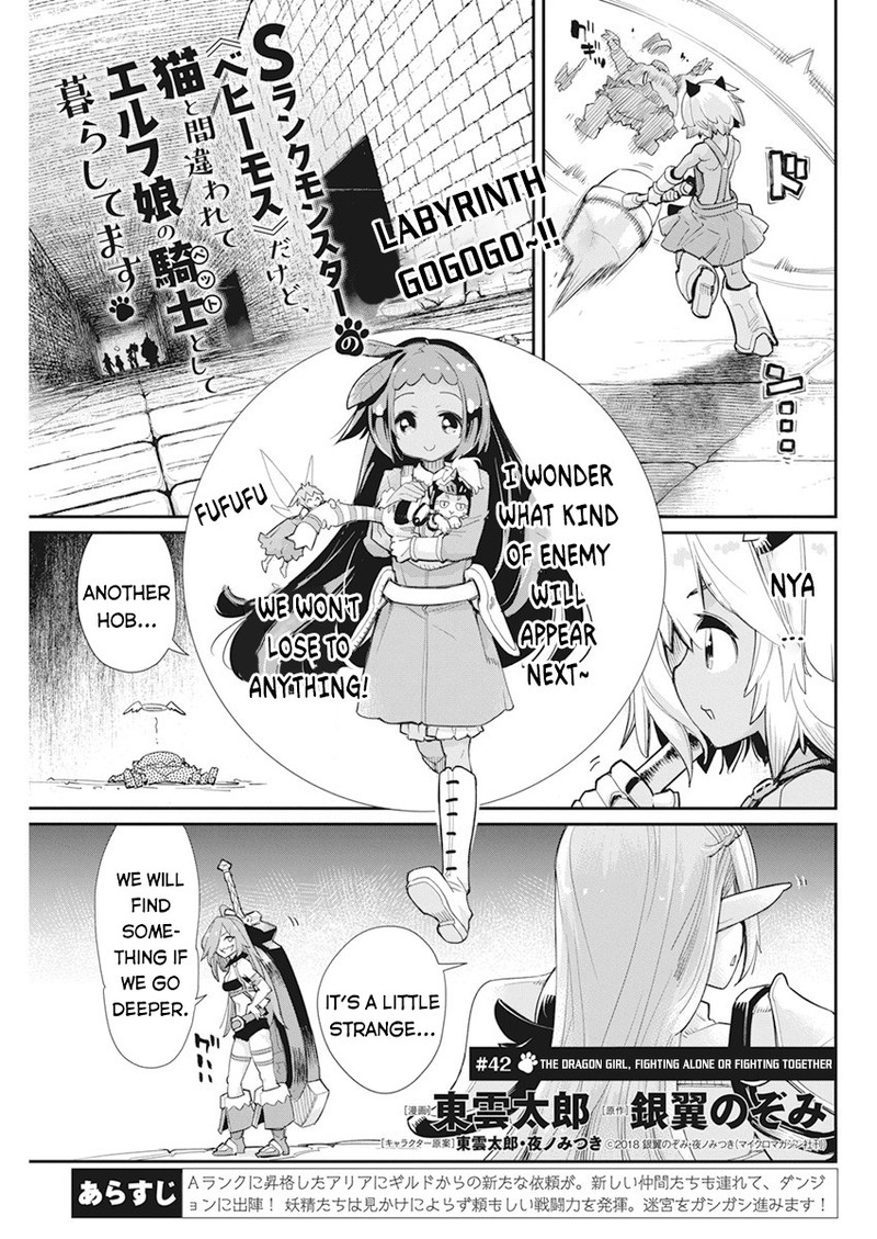 S Rank Monster No Behemoth Dakedo Neko To Machigawarete Erufu Musume No Kishi Pet Toshite Kurashitemasu 42 1