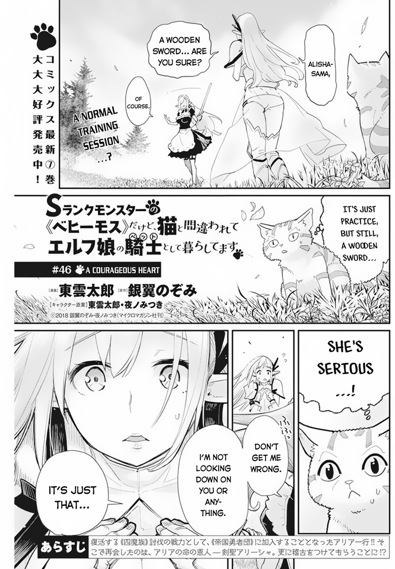 S Rank Monster No Behemoth Dakedo Neko To Machigawarete Erufu Musume No Kishi Pet Toshite Kurashitemasu 46 1