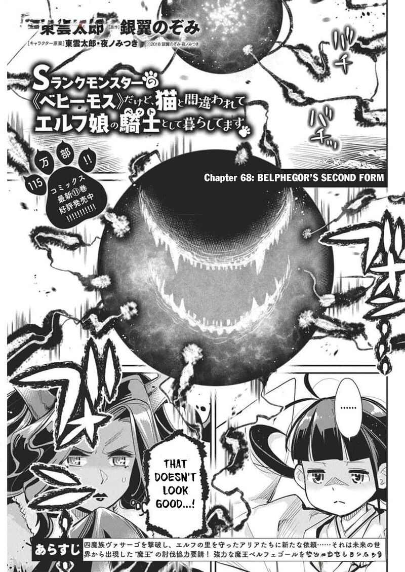 S Rank Monster No Behemoth Dakedo Neko To Machigawarete Erufu Musume No Kishi Pet Toshite Kurashitemasu 68 3