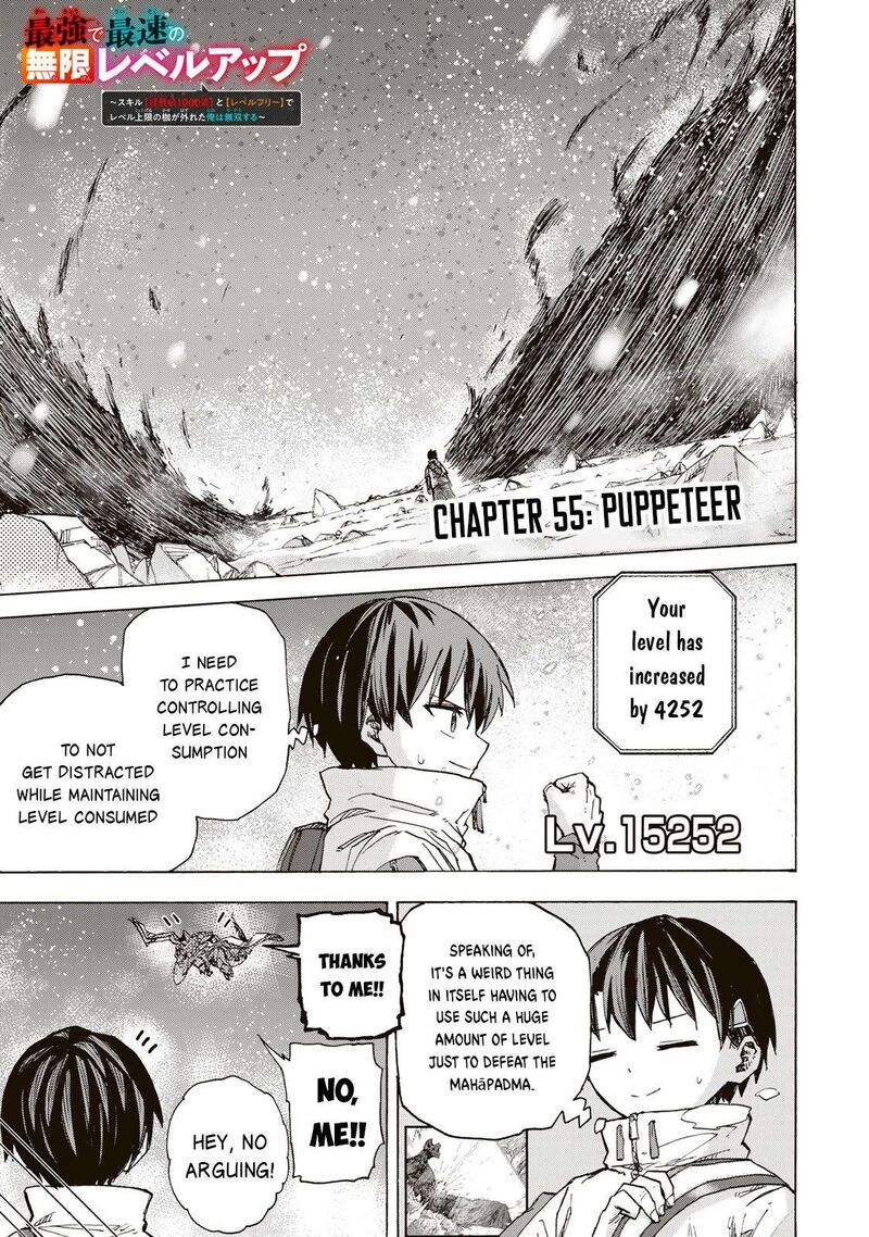 Saikyou De Saisoku No Mugen Level Up 55 1