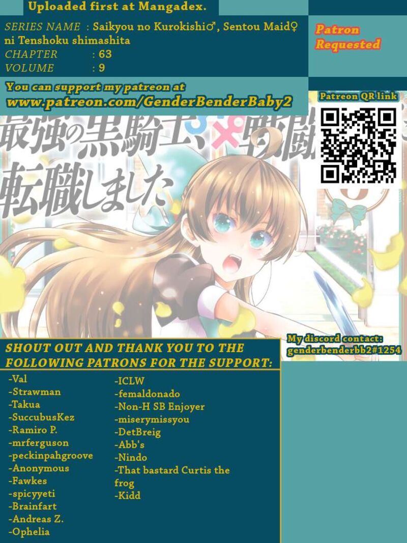 Saikyou No Kurokishi Sentou Maid Ni Tenshoku Shimashita 63 1