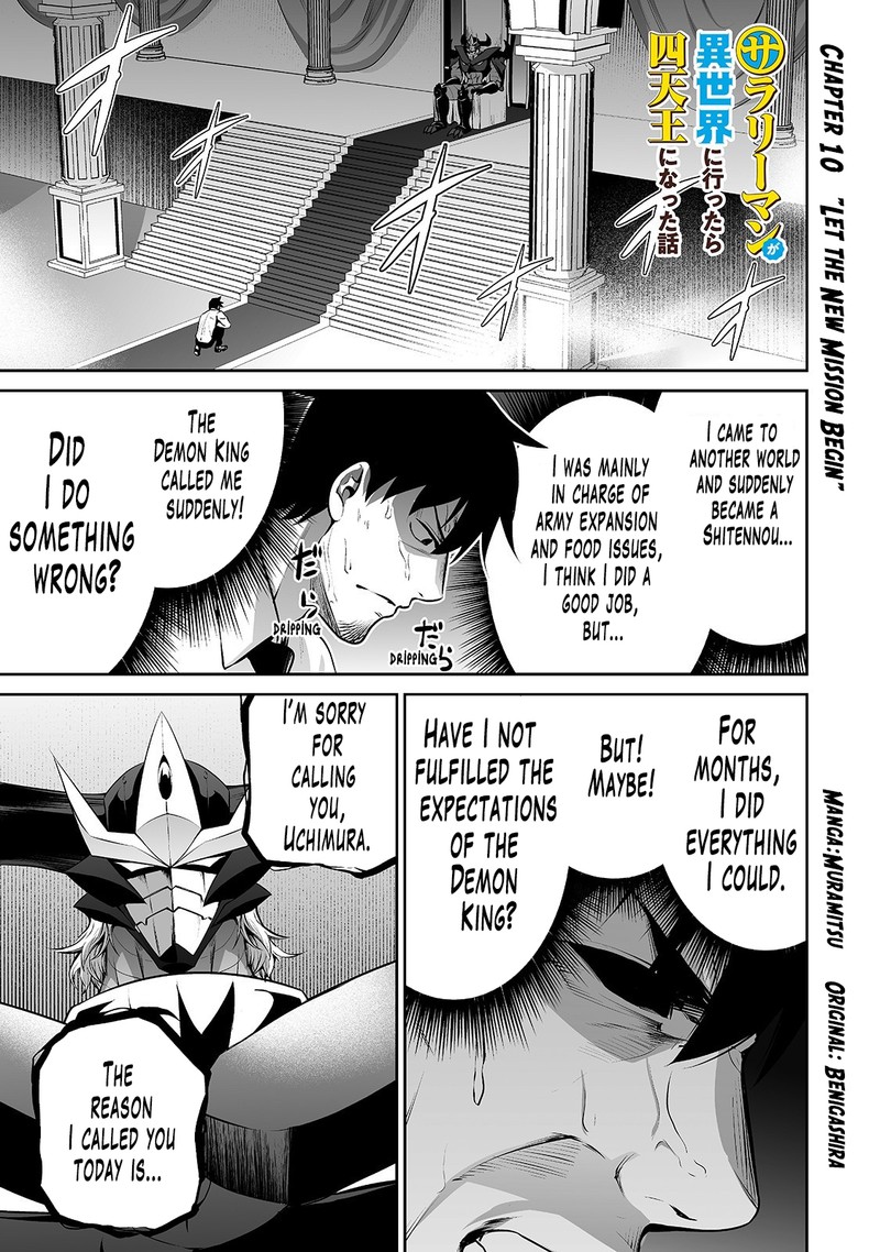 Salaryman Ga Isekai Ni Ittara Shitennou Ni Natta Hanashi 10 1