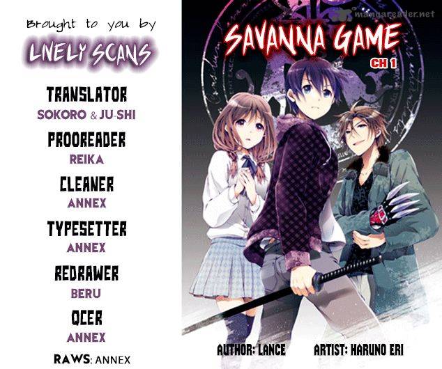 Savanna Game The Comic 1 1