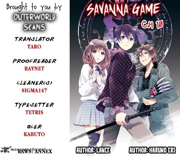 Savanna Game The Comic 10 1