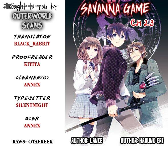Savanna Game The Comic 23 1