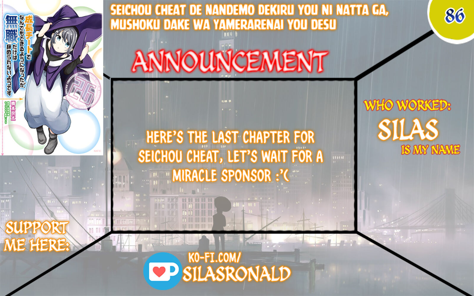 Seichou Cheat De Nandemo Dekiru You Ni Natta Ga Mushoku Dake Wa Yamerarenai You Desu 86 1