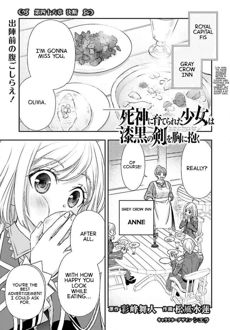 Shinigami Ni Sodaterareta Shoujo Wa Shikkoku No Tsurugi Wo Mune Ni Idaku 48 1