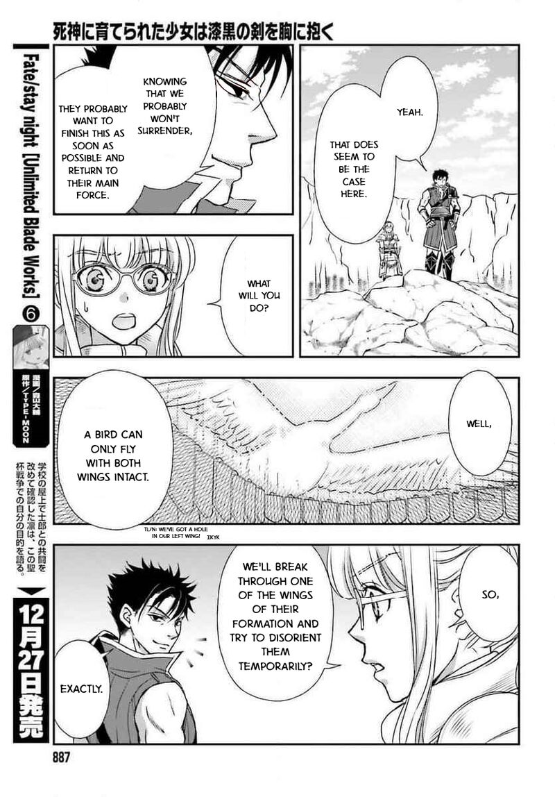 Shinigami Ni Sodaterareta Shoujo Wa Shikkoku No Tsurugi Wo Mune Ni Idaku 49 11