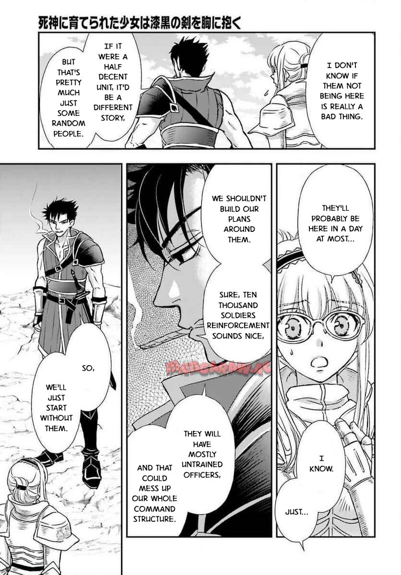 Shinigami Ni Sodaterareta Shoujo Wa Shikkoku No Tsurugi Wo Mune Ni Idaku 49 13