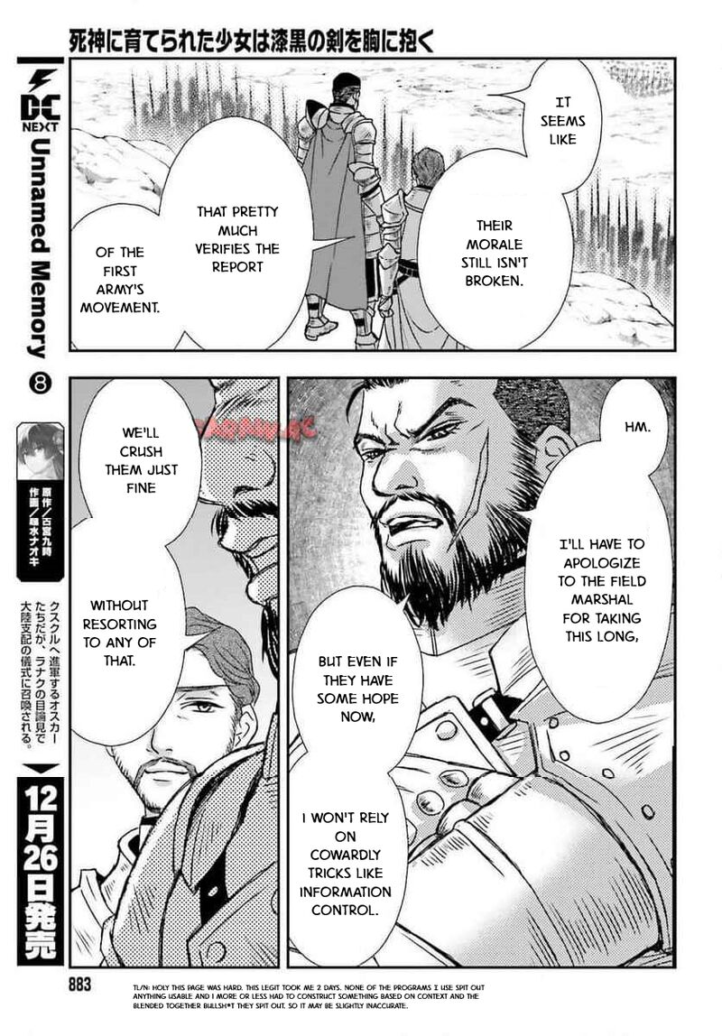 Shinigami Ni Sodaterareta Shoujo Wa Shikkoku No Tsurugi Wo Mune Ni Idaku 49 7