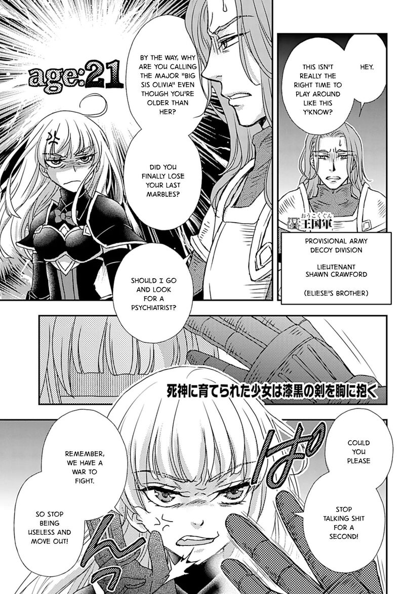 Shinigami Ni Sodaterareta Shoujo Wa Shikkoku No Tsurugi Wo Mune Ni Idaku 51 1