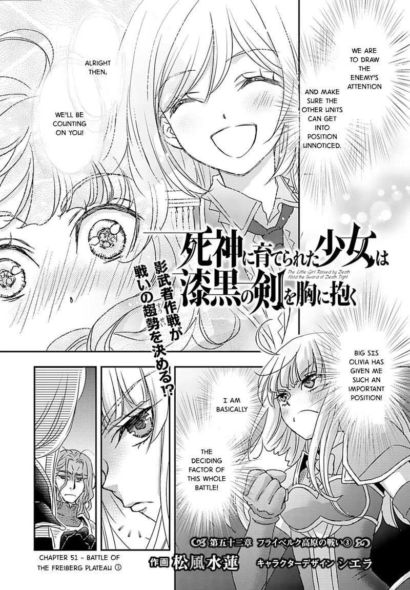 Shinigami Ni Sodaterareta Shoujo Wa Shikkoku No Tsurugi Wo Mune Ni Idaku 51 2