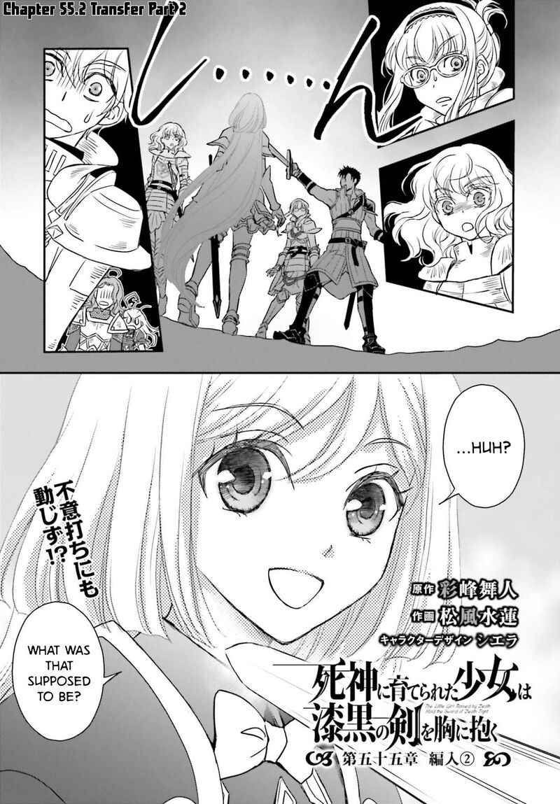 Shinigami Ni Sodaterareta Shoujo Wa Shikkoku No Tsurugi Wo Mune Ni Idaku 55b 1