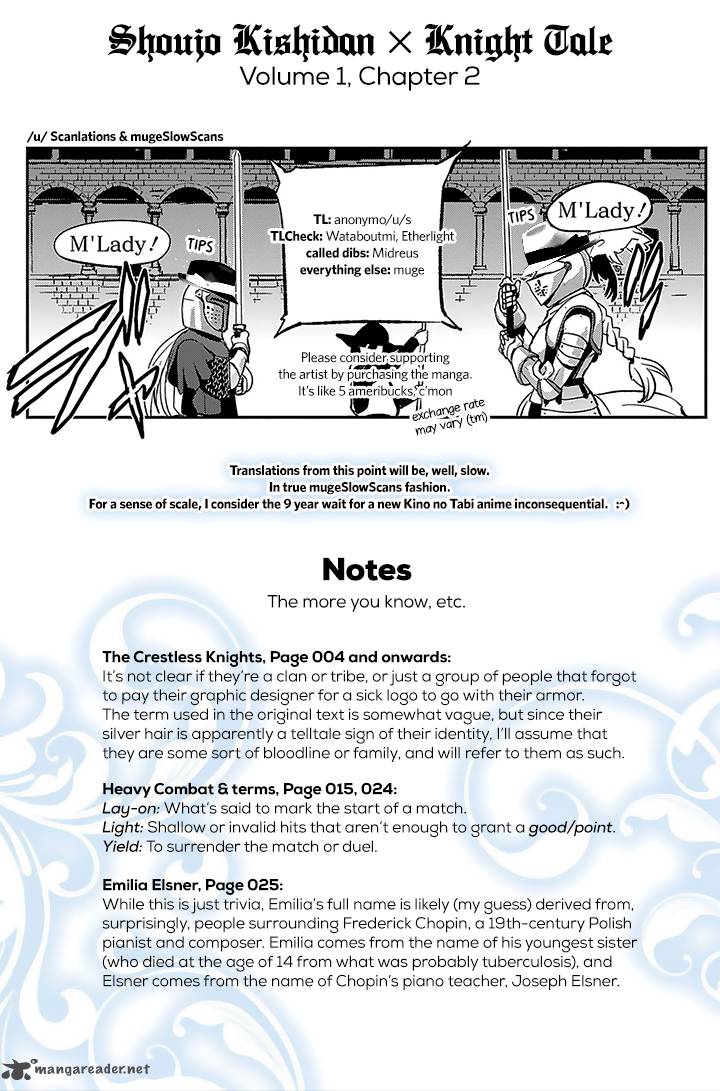 Shoujo Kishidan X Knight Tale 2 29