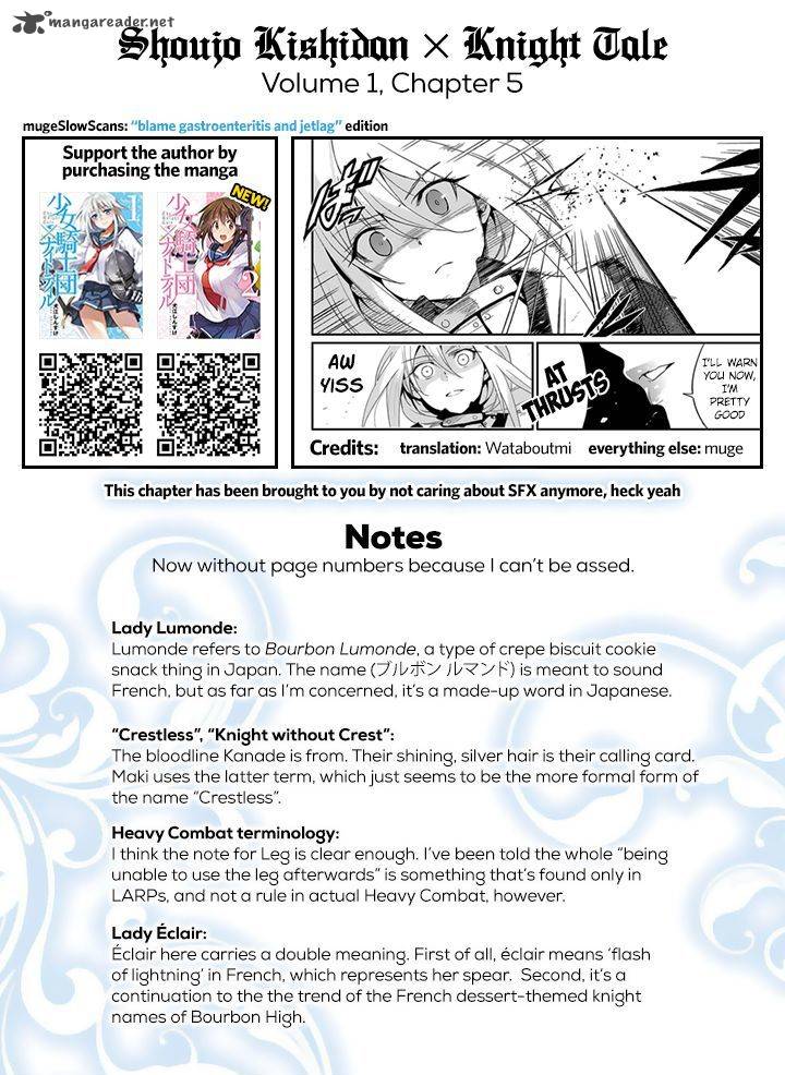 Shoujo Kishidan X Knight Tale 5 29