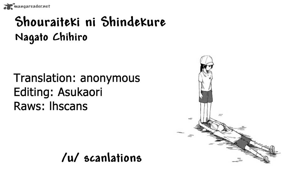 Shouraiteki Ni Shinde Kure 10 26