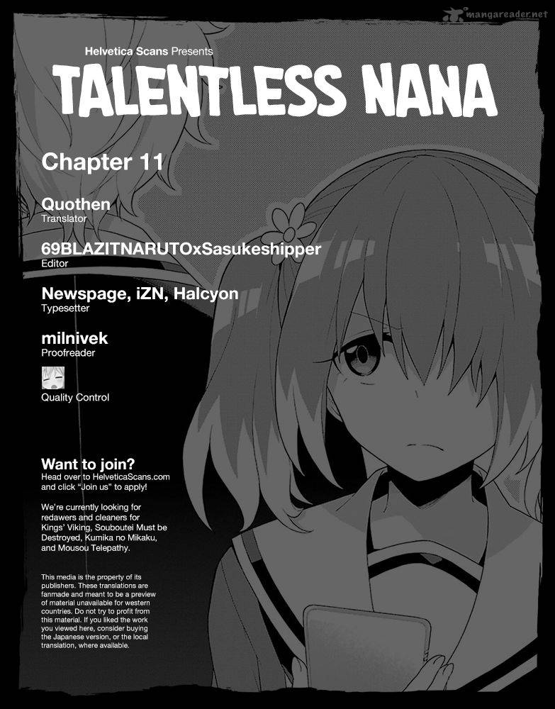 Talentless Nana 11 1