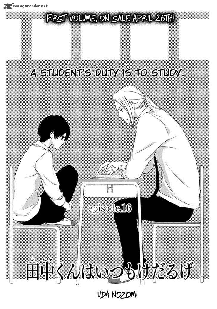 Tanaka Kun Wa Itsumo Kedaruge 16 2