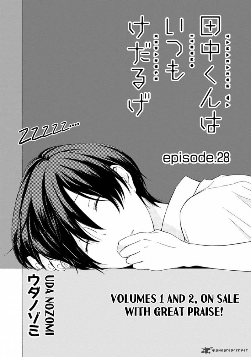 Tanaka Kun Wa Itsumo Kedaruge 28 2