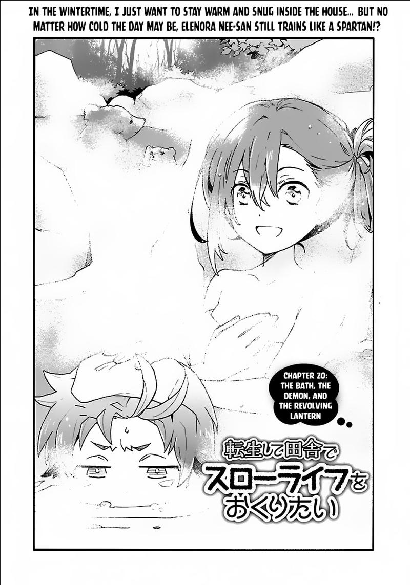 Tensei Shite Inaka De Slowlife Wo Okuritai 20 1
