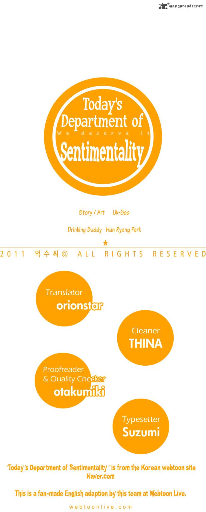 Todays Department Of Sentimentality 8 25