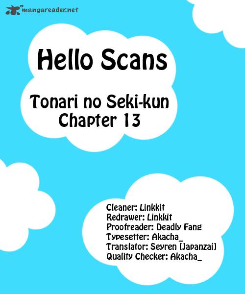 Tonari No Seki Kun 13 1