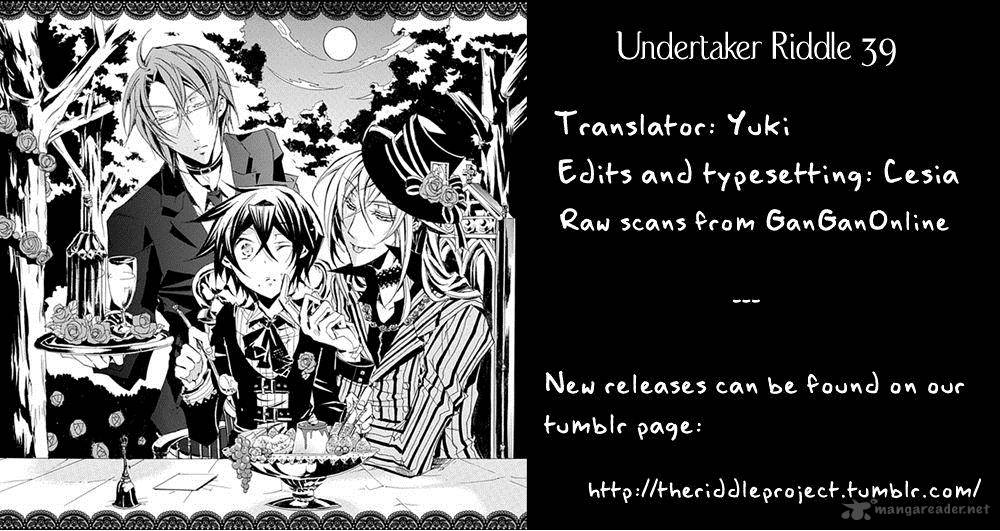 Undertaker Riddle 39 28