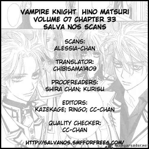 Vampire Knight 33 32