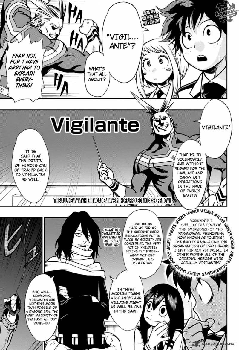 Vigilante My Hero Academia Illegals 1 1
