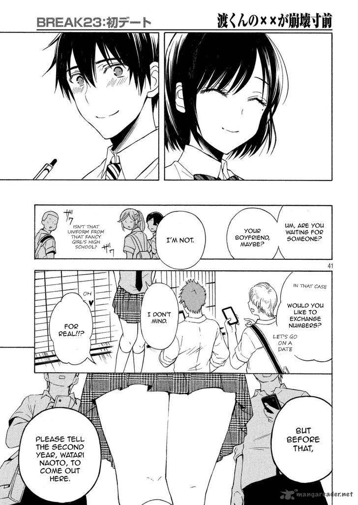 Watari Kun No Xx Ga Houkai Sunzen 26 39