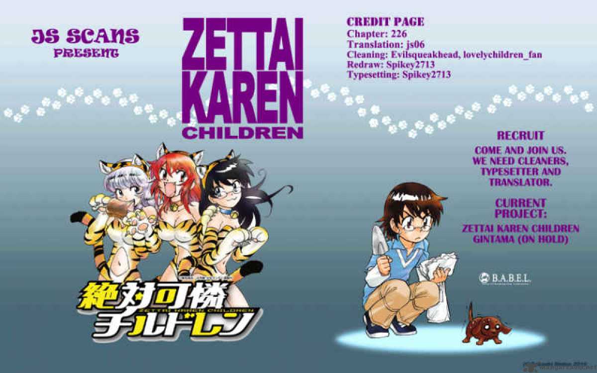 Zettai Karen Children 226 27